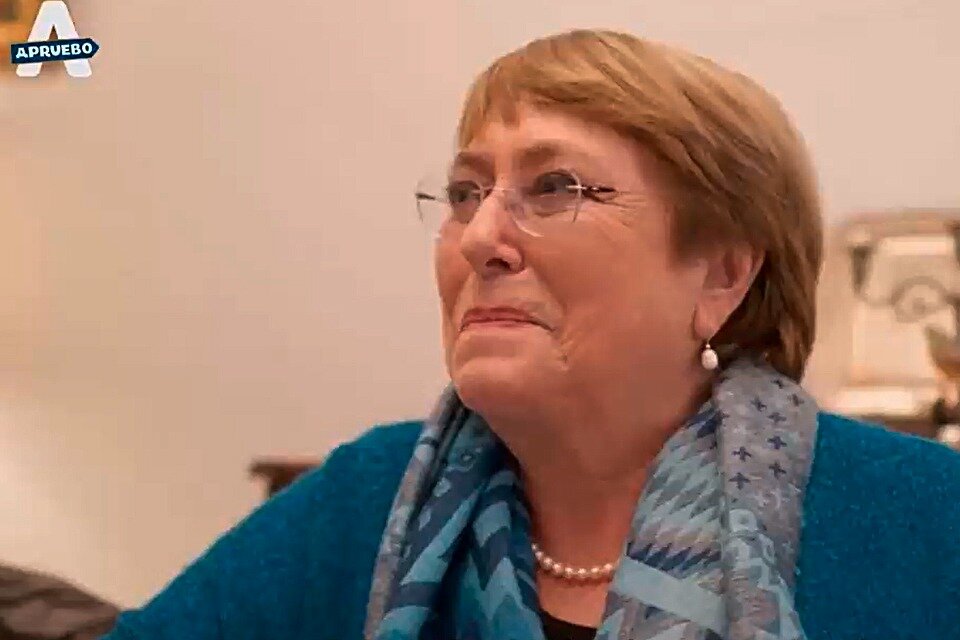Bachelet, la carta clave de la campaña a favor del cambio constitucional