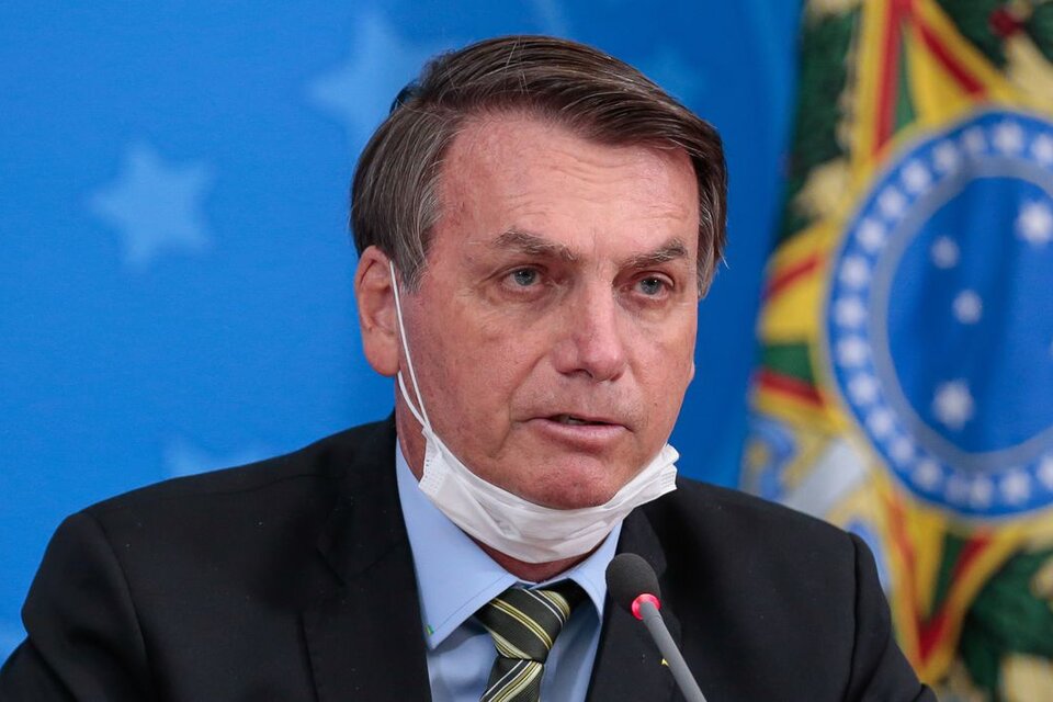 El presidente de Brasil, Jair Bolsonaro en conferencia durante la pandemia / Carolina Antunes, Agencia Brasil
