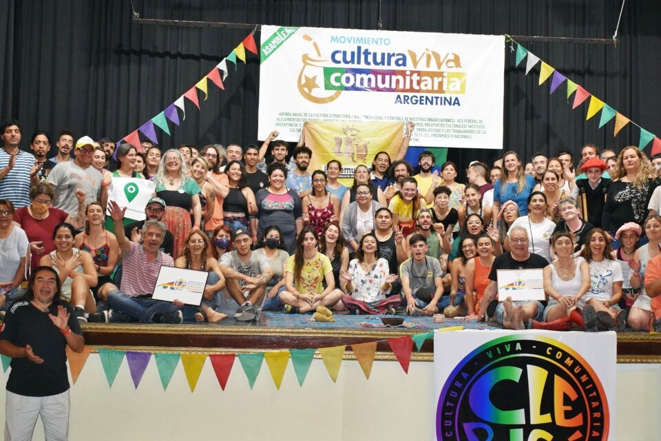 Festival y asamblea de Cultura Viva Comunitaria en Villa Devoto, Córdoba, en noviembre de 2021.