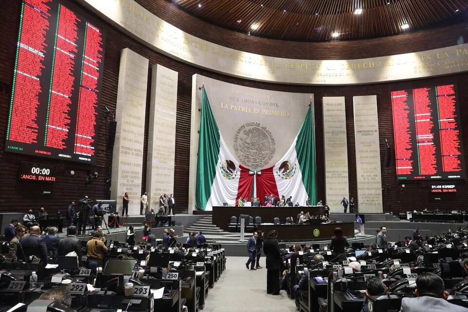 Sesión en la Cámara de Diputados / Diputados de México