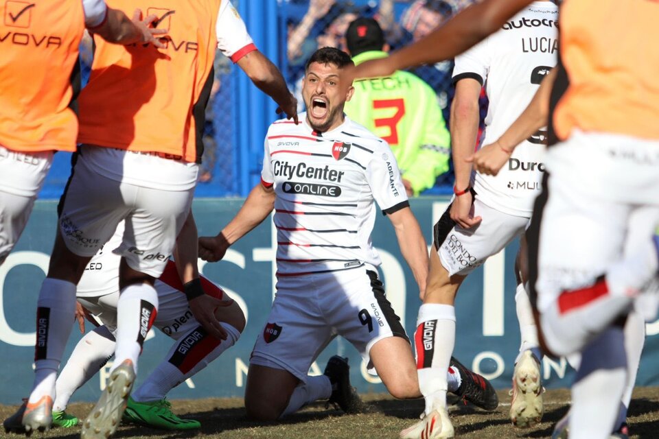 El desahogo de García por el gol que le dio el triunfo a Newell's (Fuente: NA)