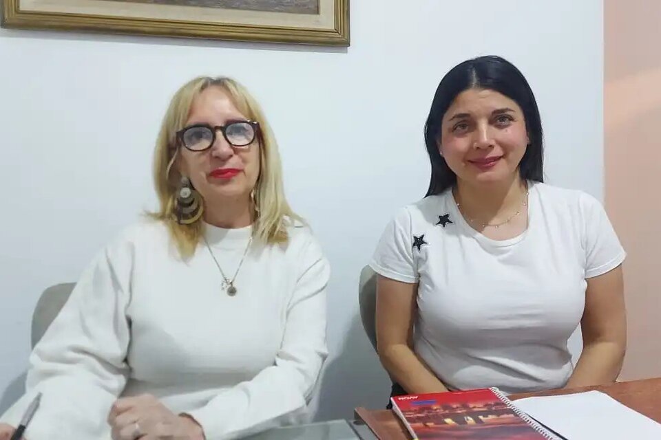 Las abogadas Ivana Cattaneo y Élida Barrera. 