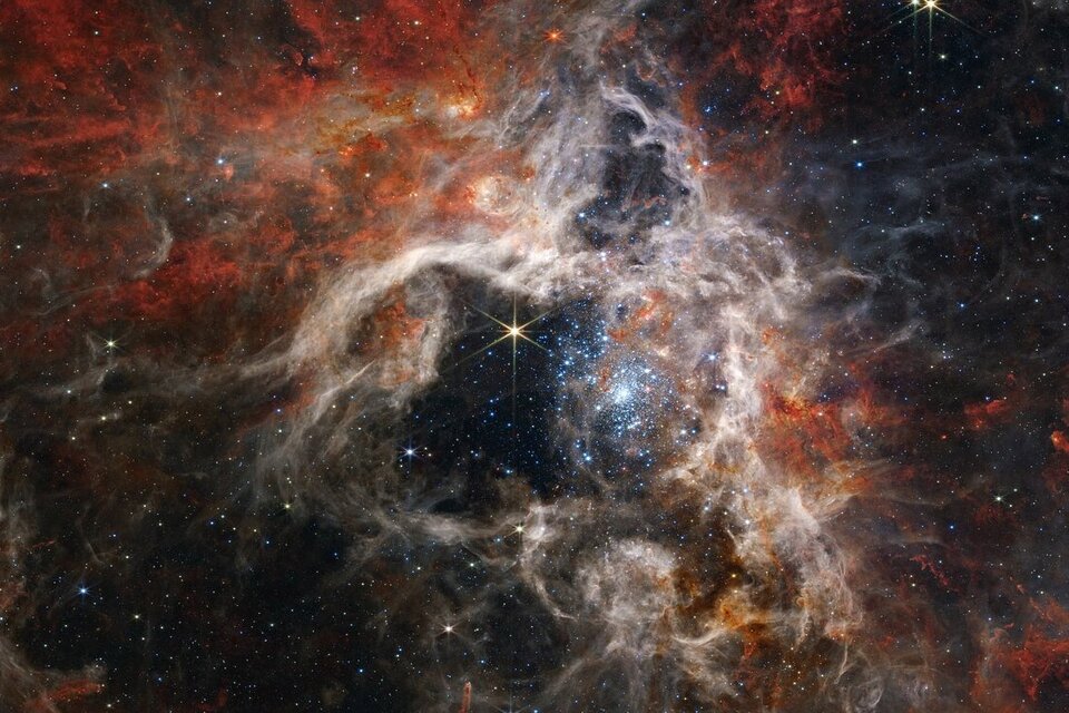 Nace una estrella en la nebulosa de la Tarántula (Fuente: AFP)