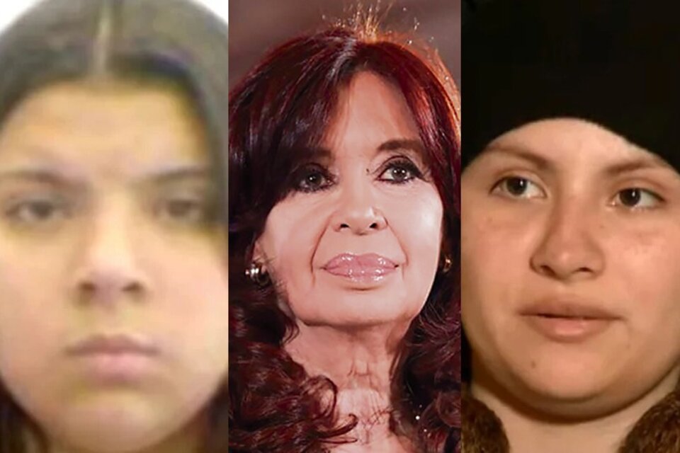 Agustina Díaz, CFK y Brenda Uliarte