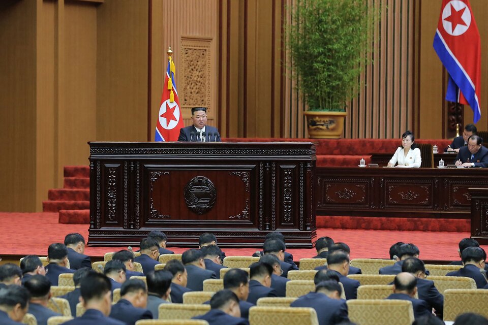 La Asamblea Nacional Suprema norcoreana promulgó la nueva ley sobre política nuclear (Foto: AFP).