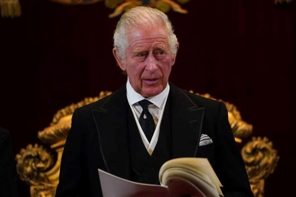 Carlos III ya es oficialmente el nuevo rey Carlos III. (Foto: AFP)