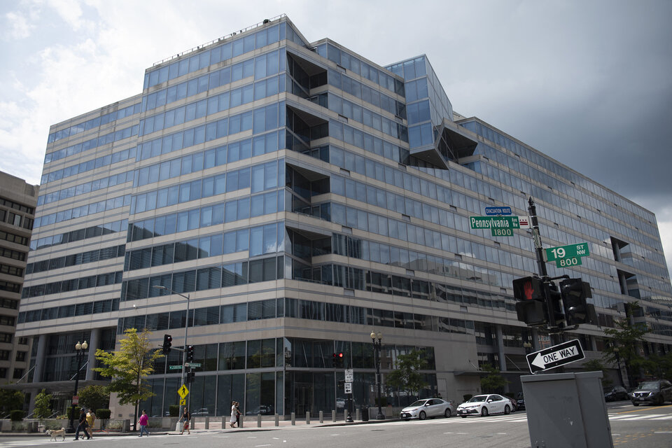 Edificio del FMI, en Washington (Fuente: AFP)