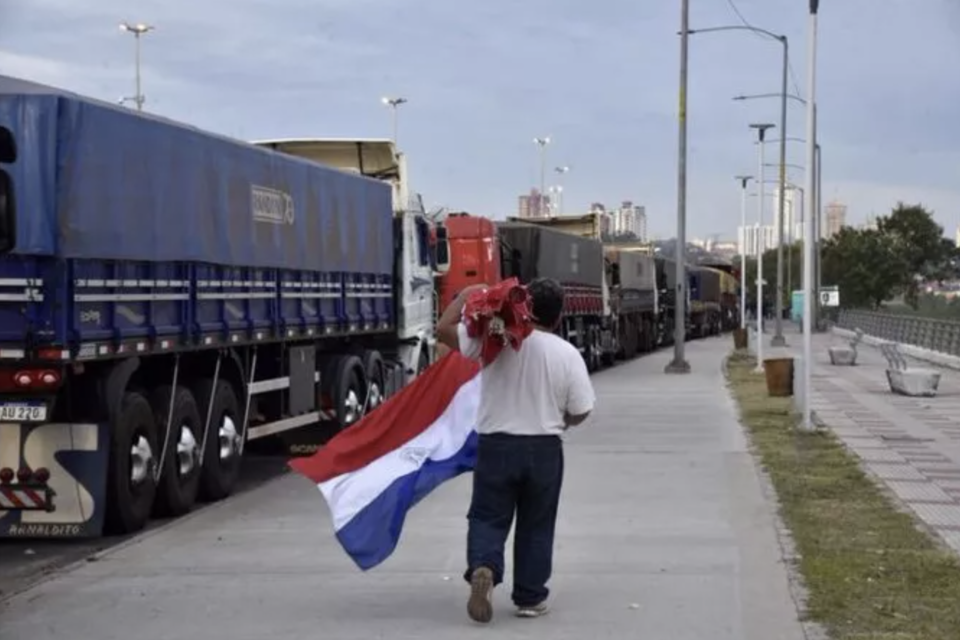 Protestas en Paraguay / captura video