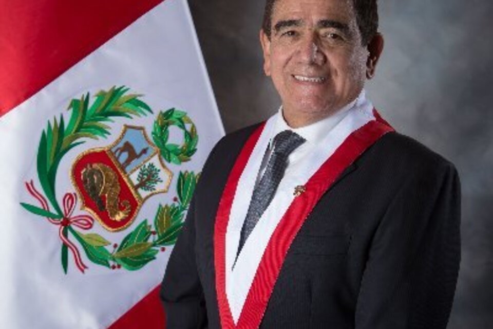 Nuevo presidente del Congreso de Perú, Williams Zapata / Twitter de Williams Zapata.