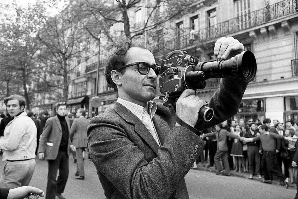 El cine de Godard siempre fue una máquina de pensar. (Fuente: Twitter Emmanuel Macron)