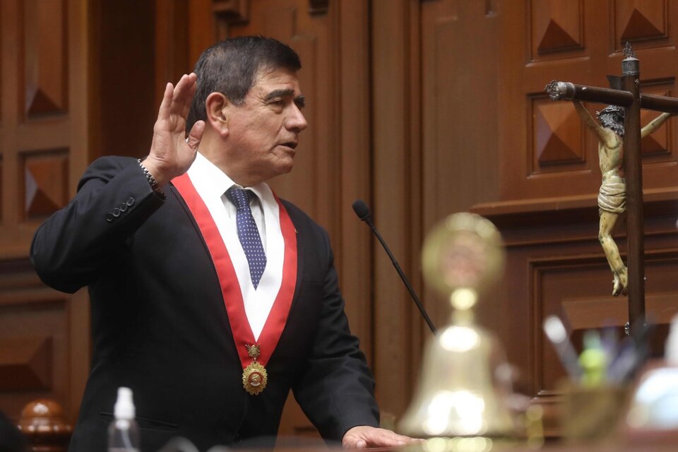 José Williams, nuevo presidente del Congreso de Perú. (Fuente: EFE)