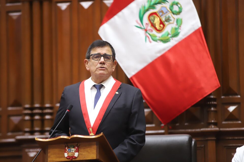 El presidente del Congreso de Perú, José Williams / Congreso Perú