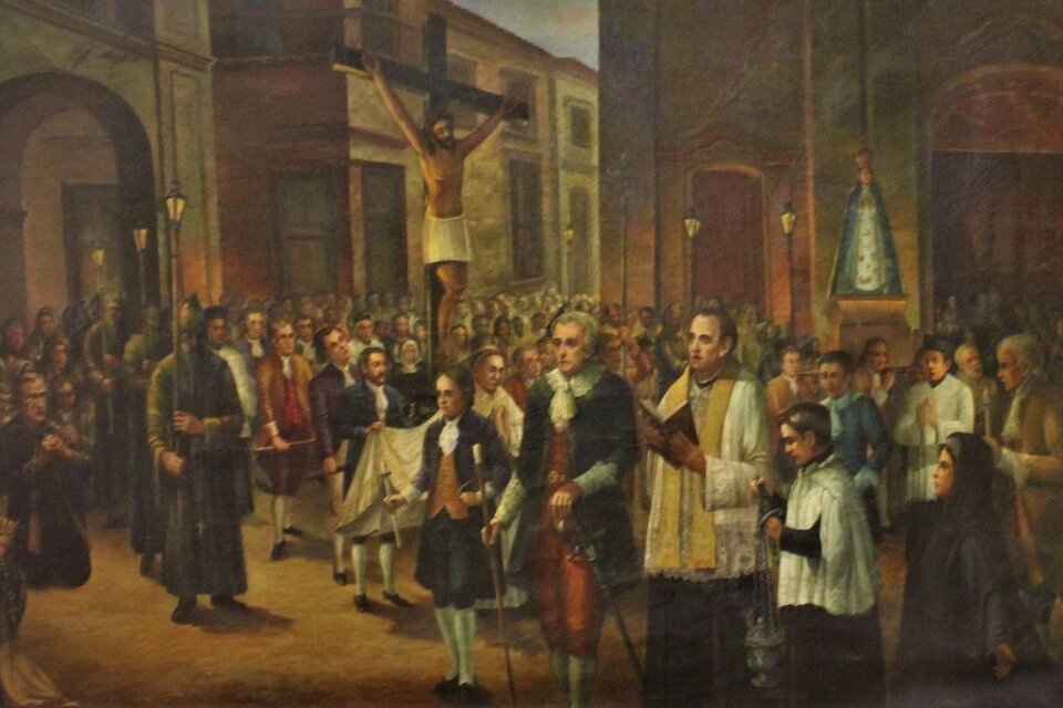 “La Primera Procesión del Milagro”, de Arístiene Papi (1939). 
