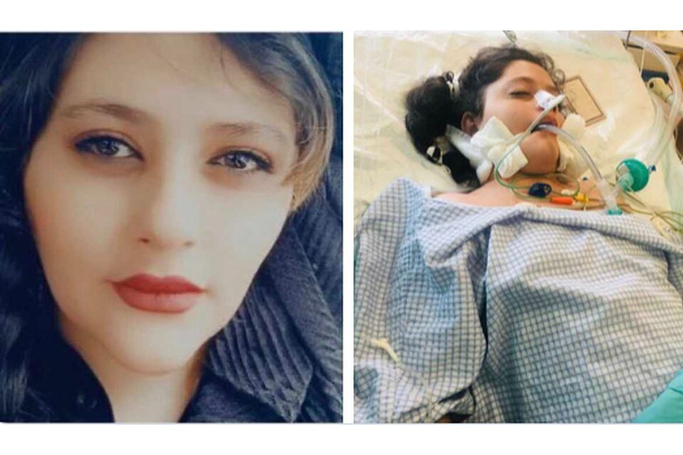 Masha Amini falleció tras ser detenidda por la policía de moralidad iraní. (Fuente: Twitter)