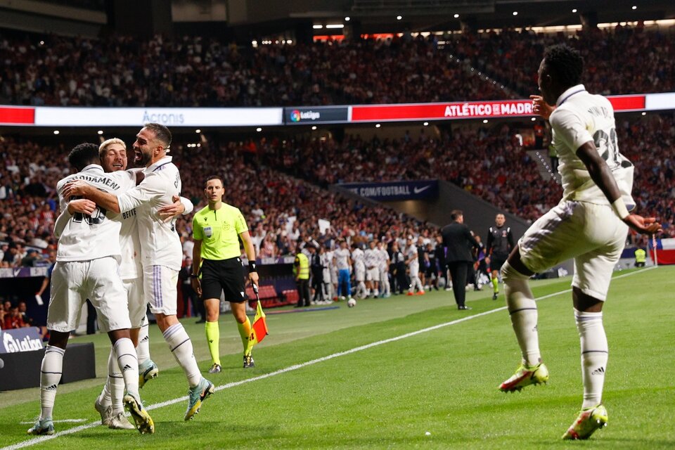 El uruguayo Valverde anotó el segundo gol en la victoria merengue (Fuente: EFE)