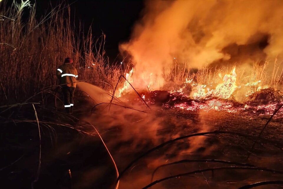 Incendio en Trampasacha.