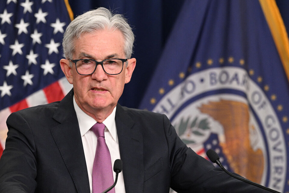 Jerome Powell, presidente de la Reserva Federal (EE.UU.) (Fuente: AFP)