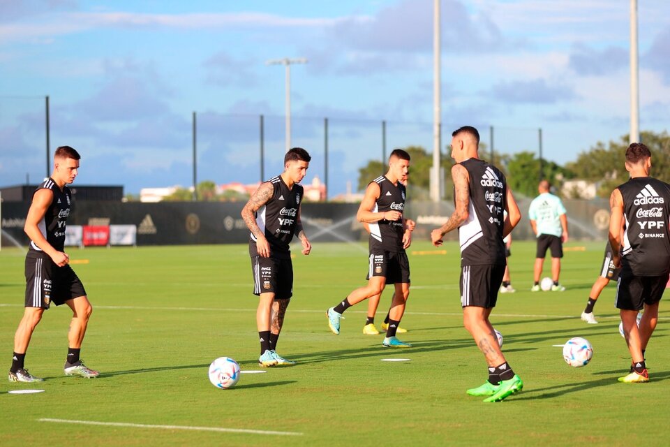 La Selección continúa con su rutina en Miami (Fuente: Prensa AFA)