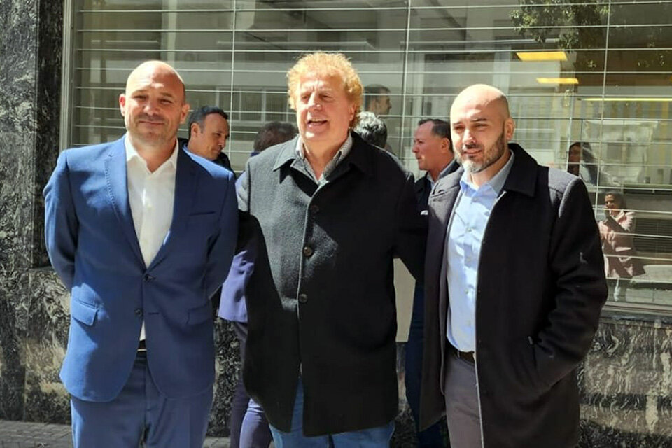 Gonzalo Belloso, Mario Moretti y Juan Rodriguez, candidatos de la oposición. 