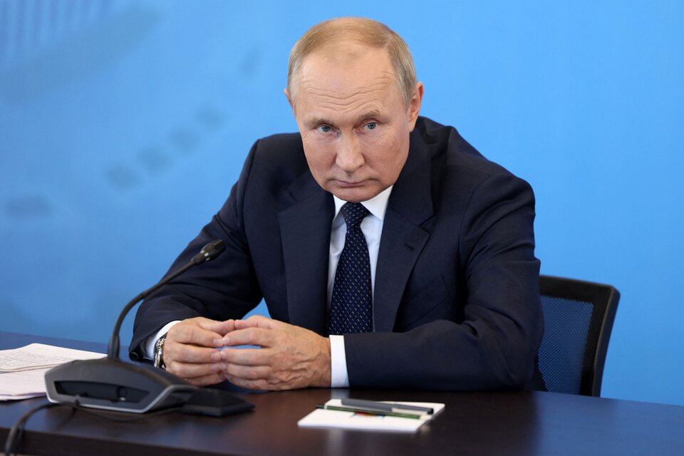 Vladimir Putin anunció la movilización de 300 mil reservistas en una advertencia dirigida "contra la máquina militar del Occidente colectivo" (Foto: AFP).
