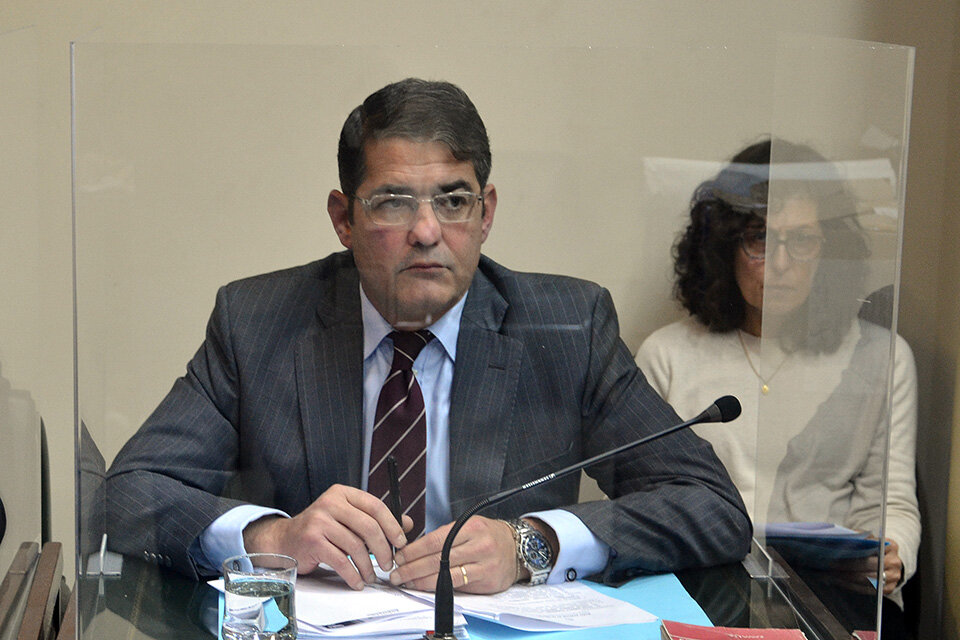 El fiscal Suárez Faisal solicitó la pena máxima a varios de los acusados. (Fuente: Gentileza José Cettour)