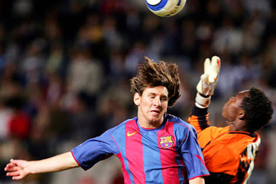 Lionel Messi debutó en el Barcelona el 16 de octubre de 2004. (Fuente: AFP)