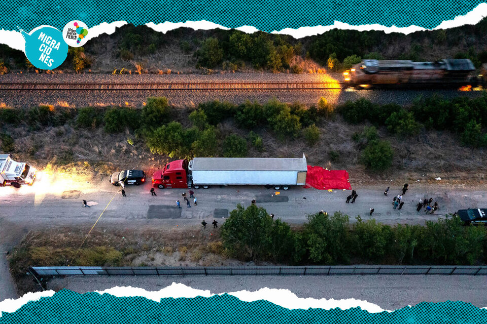 Cientos de migrantes mueren hacinados en camiones o en otros transportes peligrosos  (Fuente: AFP)