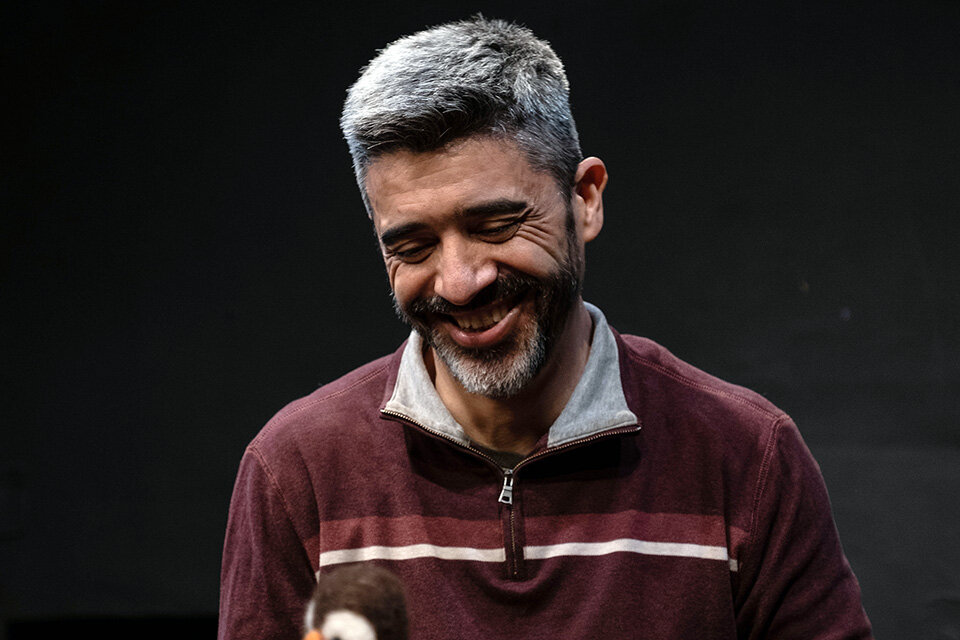 Jorge Noguera, nacido en Rosario y formado en la Escuela Nacional de Teatro.