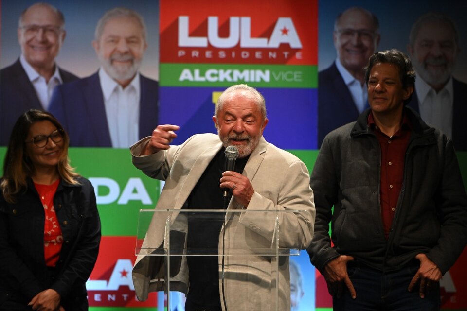 Ultima conferencia deprensa deLula antes de la elección. (Fuente: Télam)