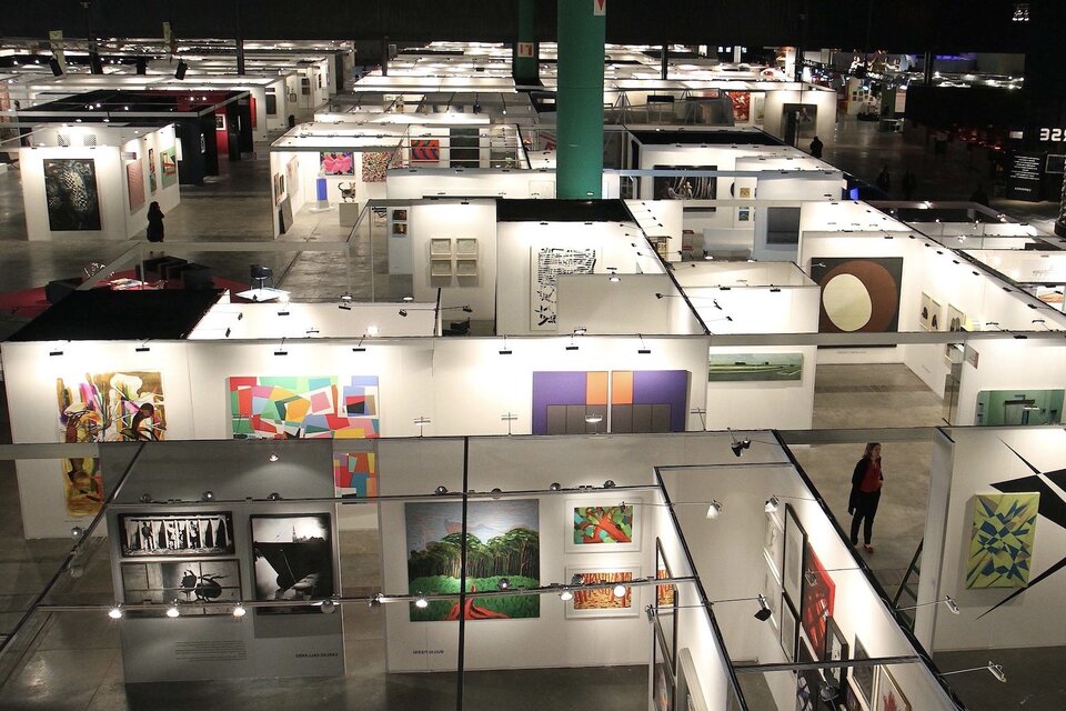 Una imagen de archivo de la feria arteba que inagurará esta semana.