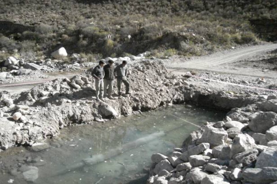 Imagen de 2011, derrame del mineraloducto.