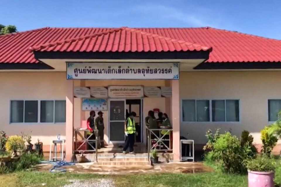 Un expolicía mató a 38 personas en una guardería de Tailandia.  (Fuente: AFP)