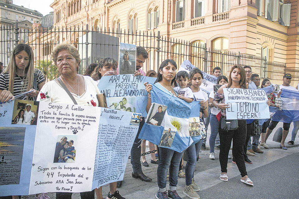 Los familiares del ARA San Juan siguen esperando justicia. (Fuente: Alejandro Leiva)
