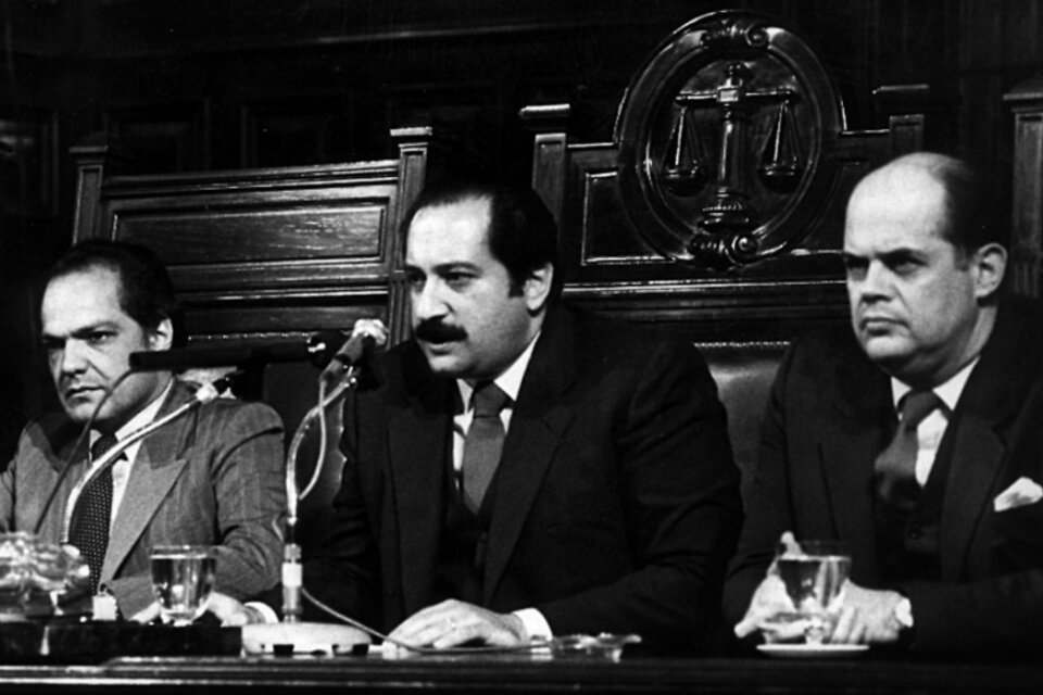 Los camaristas Jorge Torlasco, León Arslanian y Andrés D'Alessio.