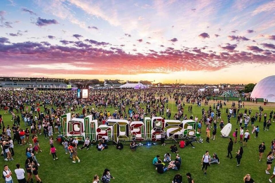 El Lollapalooza Argentina 2023 se desarrollará el 17, 18 y 19 de marzo en el Hipódromo de San Isidro. Imagen: Télam.