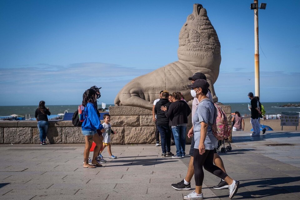 Mar del Plata fue la primera elección turística a nivel nacional. Imagen: Télam. 