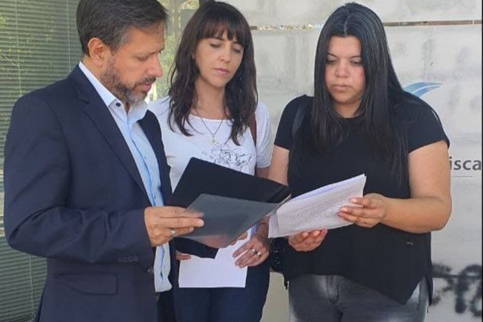 Rubén Cuello, Silvina Agüero y Florencia Canali