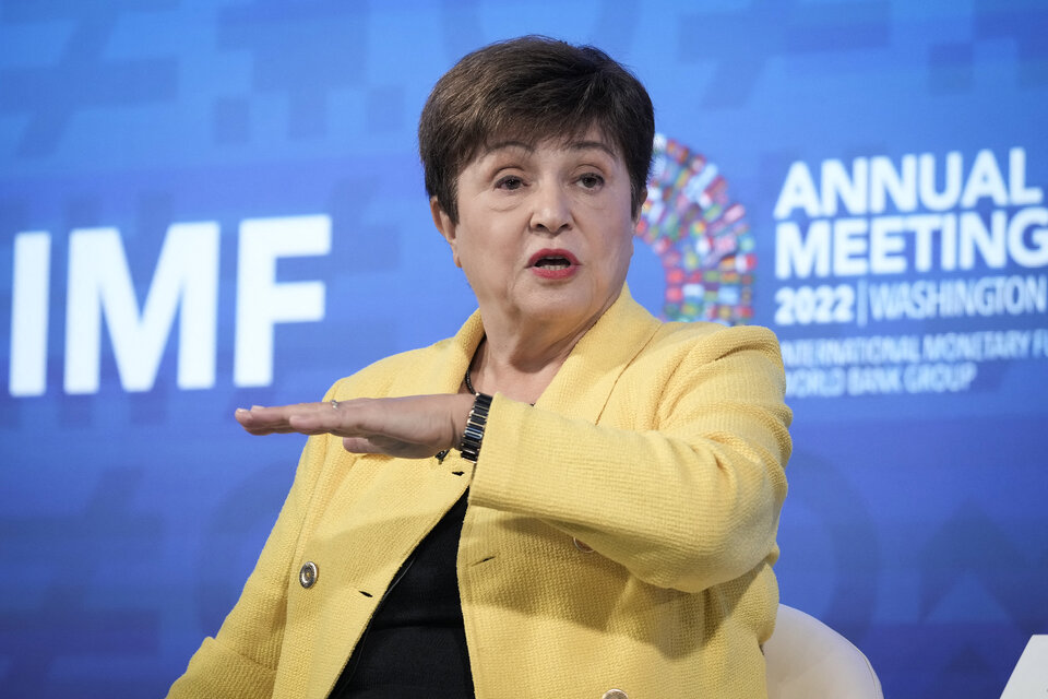 Kristalina Georgieva, titular del FMI. (Fuente: AFP)