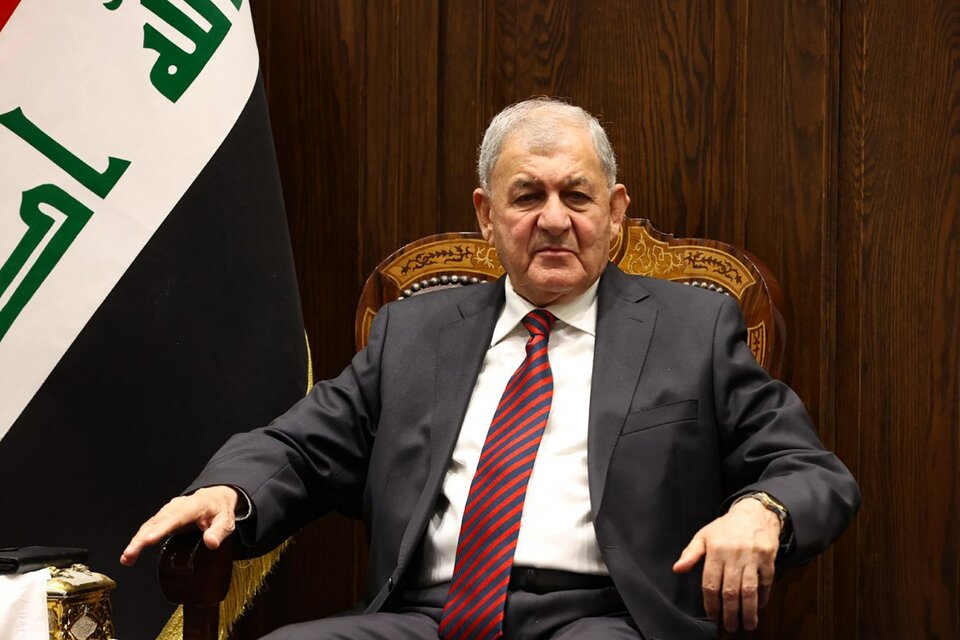 Abdel Latif Rashid, nuevo presidente de la República de Irak. (Fuente: AFP)
