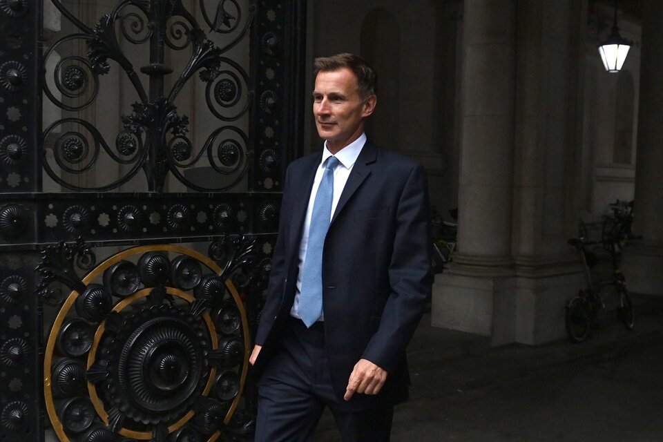 Jeremy Hunt, nuevo ministro de Finanzas británico. (Fuente: AFP)