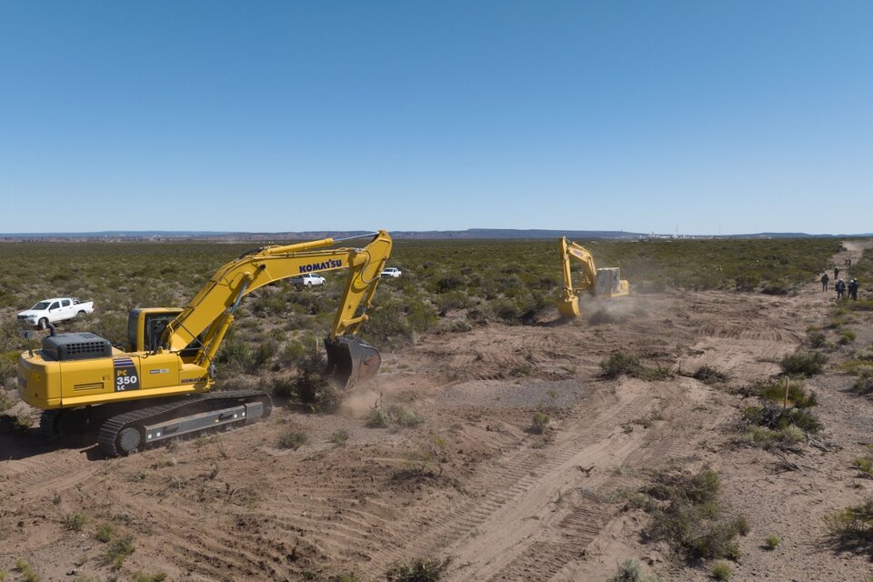 Inician excavaciones en la zona de Tratayén, provincia de Neuquén