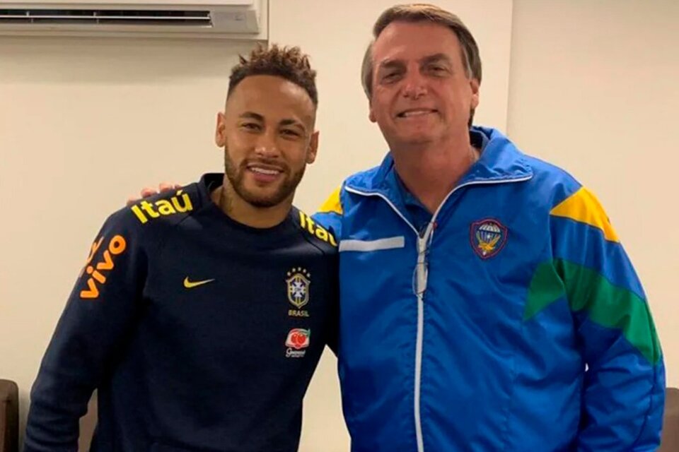 Neymar hizo público su apoyo a Bolsonaro