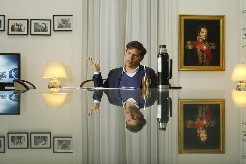 "Siguen faltando los 6 puntos de coparticipación que la provincia perdió en 1983", reclama el gobernador Axel Kicillof. (Fuente: Leandro Teysseire)