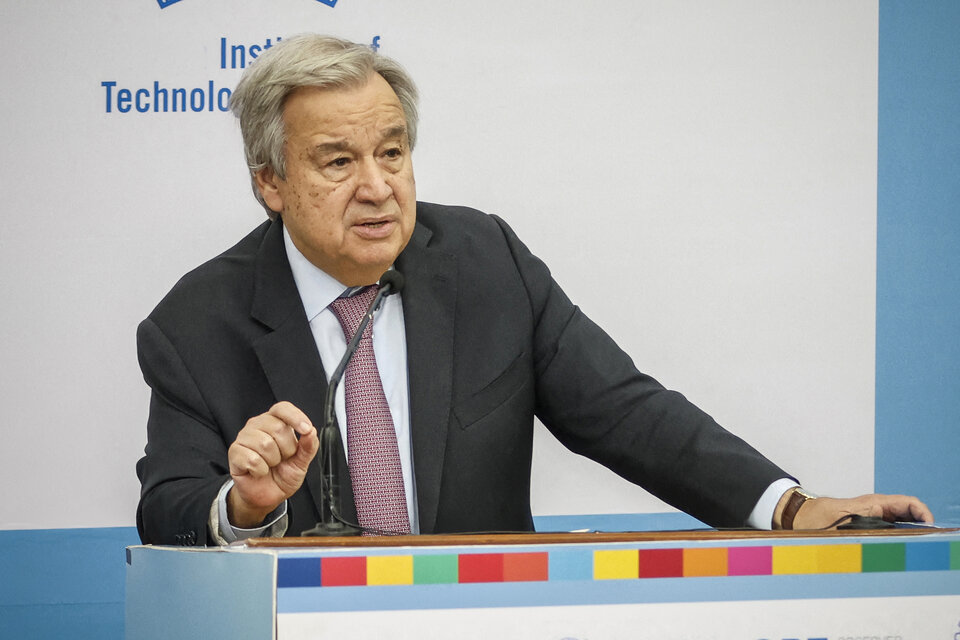 "Hay que ampliar las asignaciones del FMI", pidió Guterres.