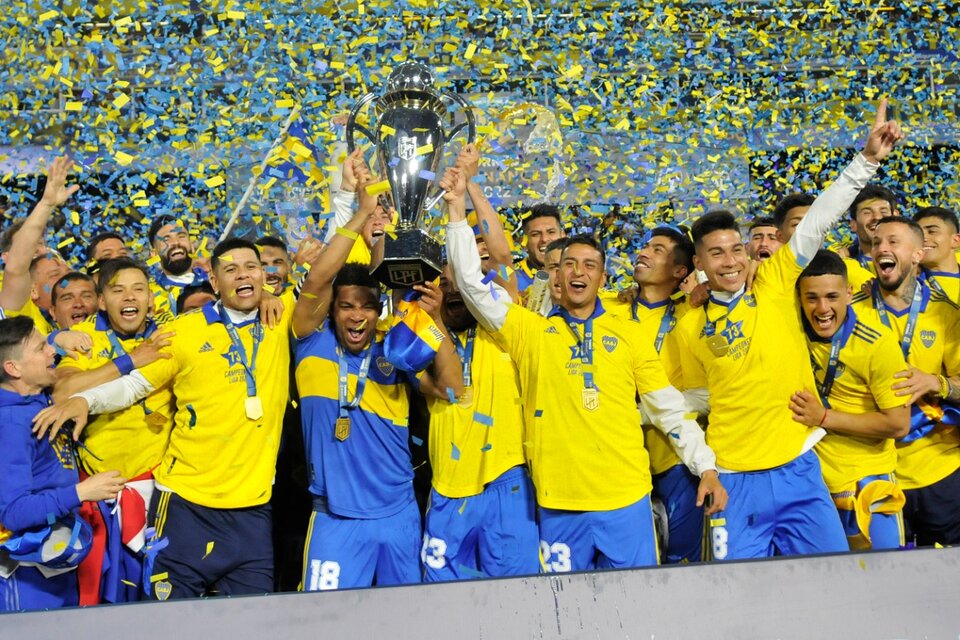 Boca festejó a lo grande en la Bombonera (Fuente: Julio Martín Mancini)