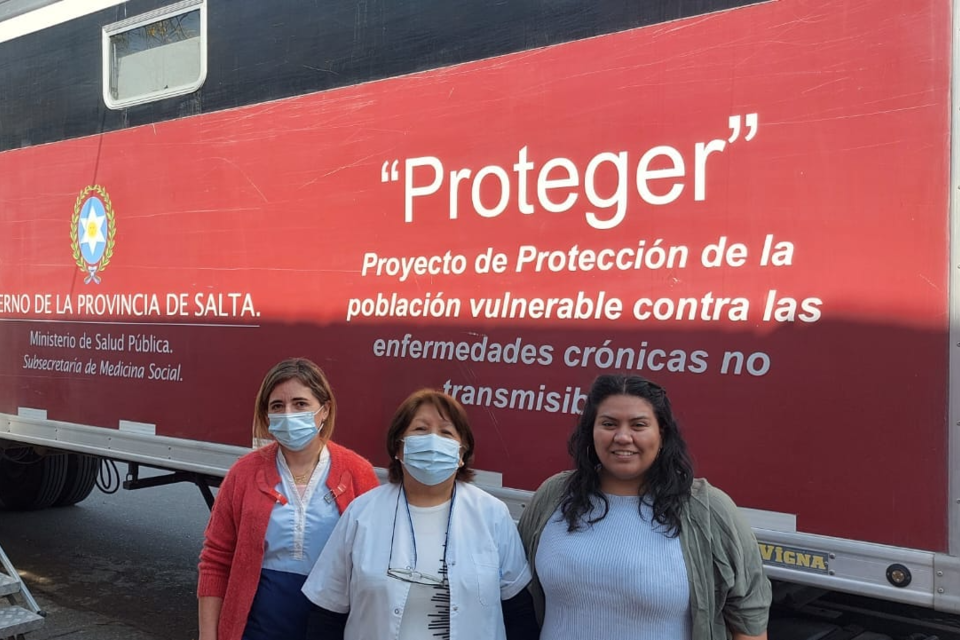 La concejala Moira Dantur, en funciones de intendencia.