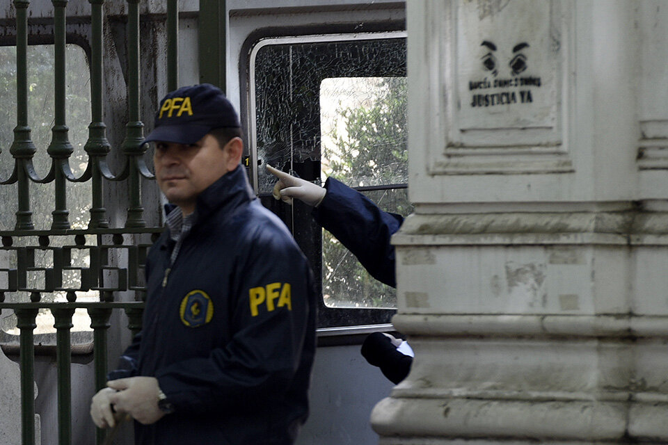 Hay un detenido por el ataque al palacio de Justicia el 28 de septiembre. (Fuente: Andres Macera)