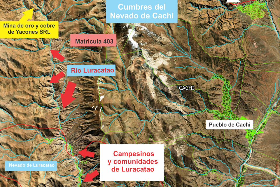 Yacones III en la naciente del Río Luracatao y el peligro latente para las comunidades aguas abajo