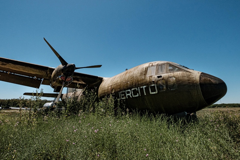 Los aviones del Ejército se usaron para los vuelos de la muerte. (Fuente: Gustavo Molfino)