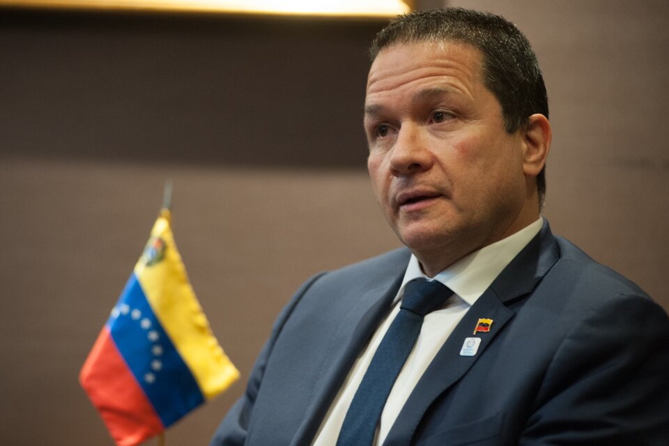 Carlos Faría,  canciller de Venezuela: "Nuestro gobierno nunca se ha negado al diálogo" (Fuente: Jaime Olivos)